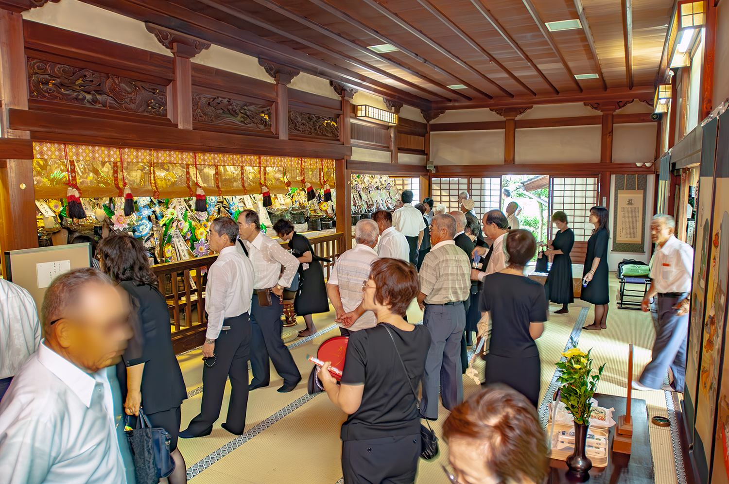 新仏新盆供養参り